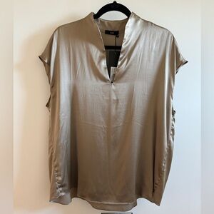 RUTI NWT Cap Sleeve Washable Silk Blouse M/L